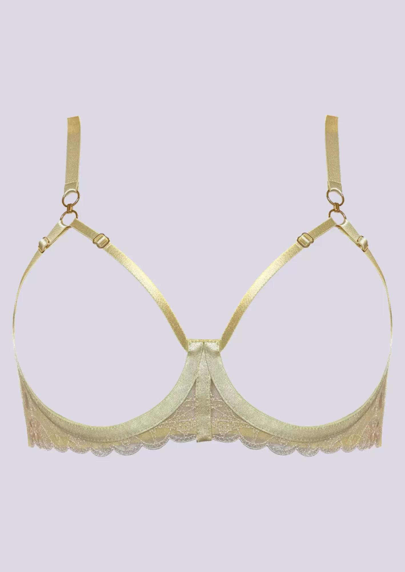 Women Bordelle Bras<Alta Open Wire Bra Lemon