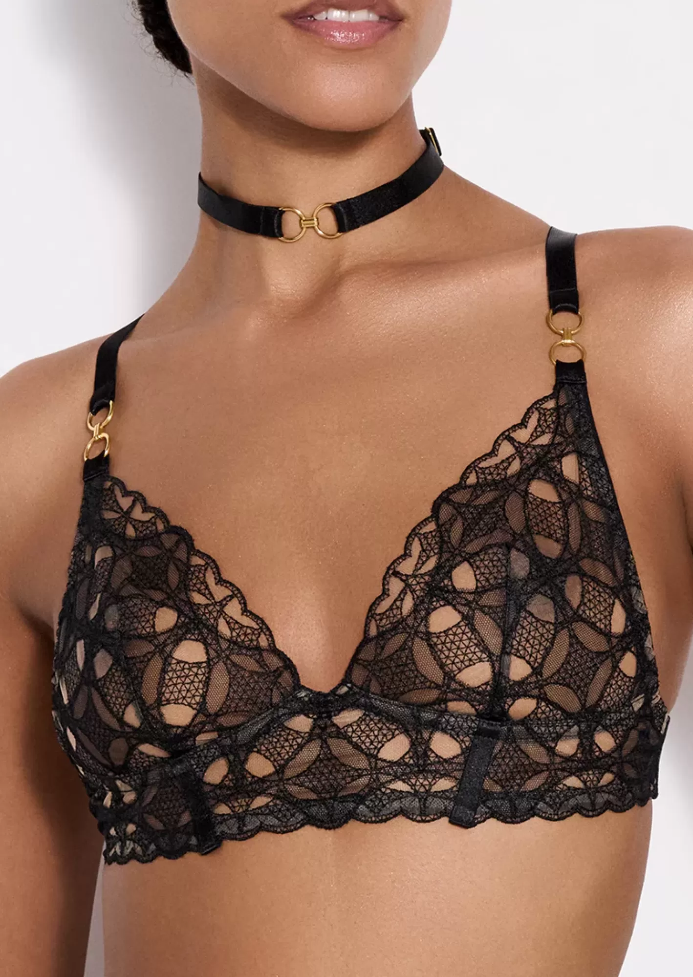 Women Bordelle Bras<Alta Soft Cup Bra Black