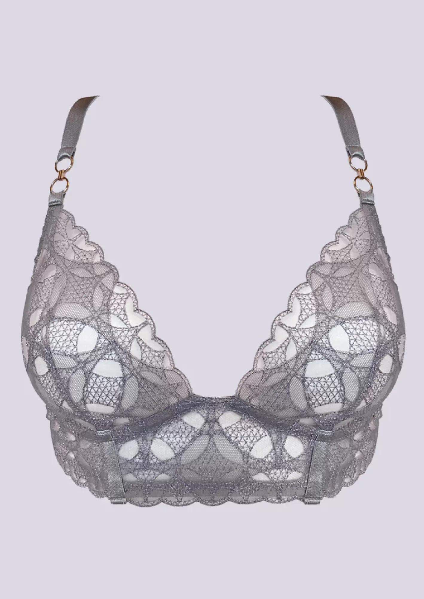 Women Bordelle Bras<Alta Soft Cup Bra Platinum