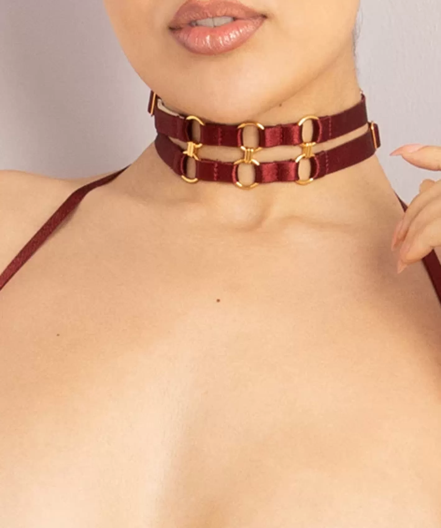 Women Bordelle Collars & Cuffs<Circe Collar Morello