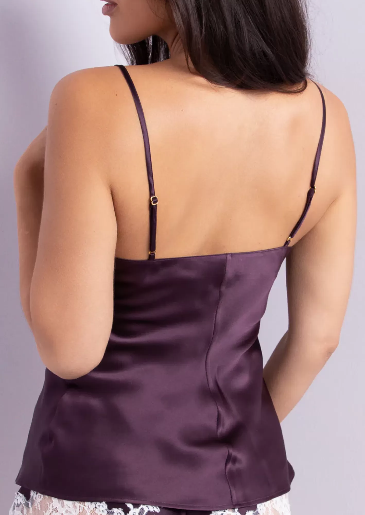 Women Marjolaine Tops<Pearl Silk Top Cassis