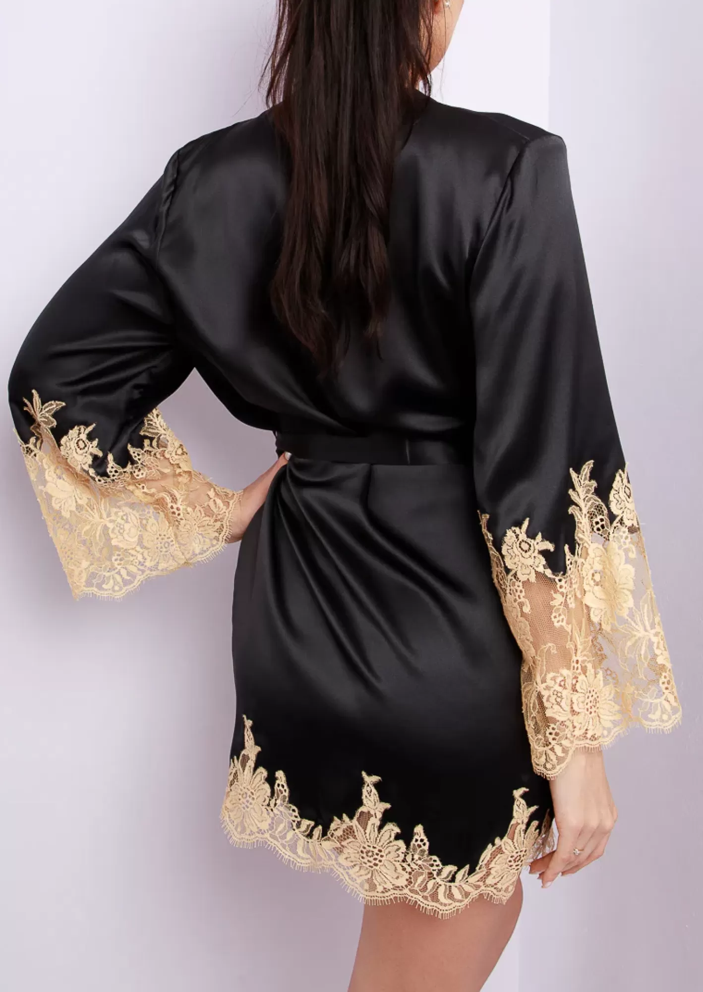 Women Marjolaine Kimono'S<Phenix Kimono Black And Gold