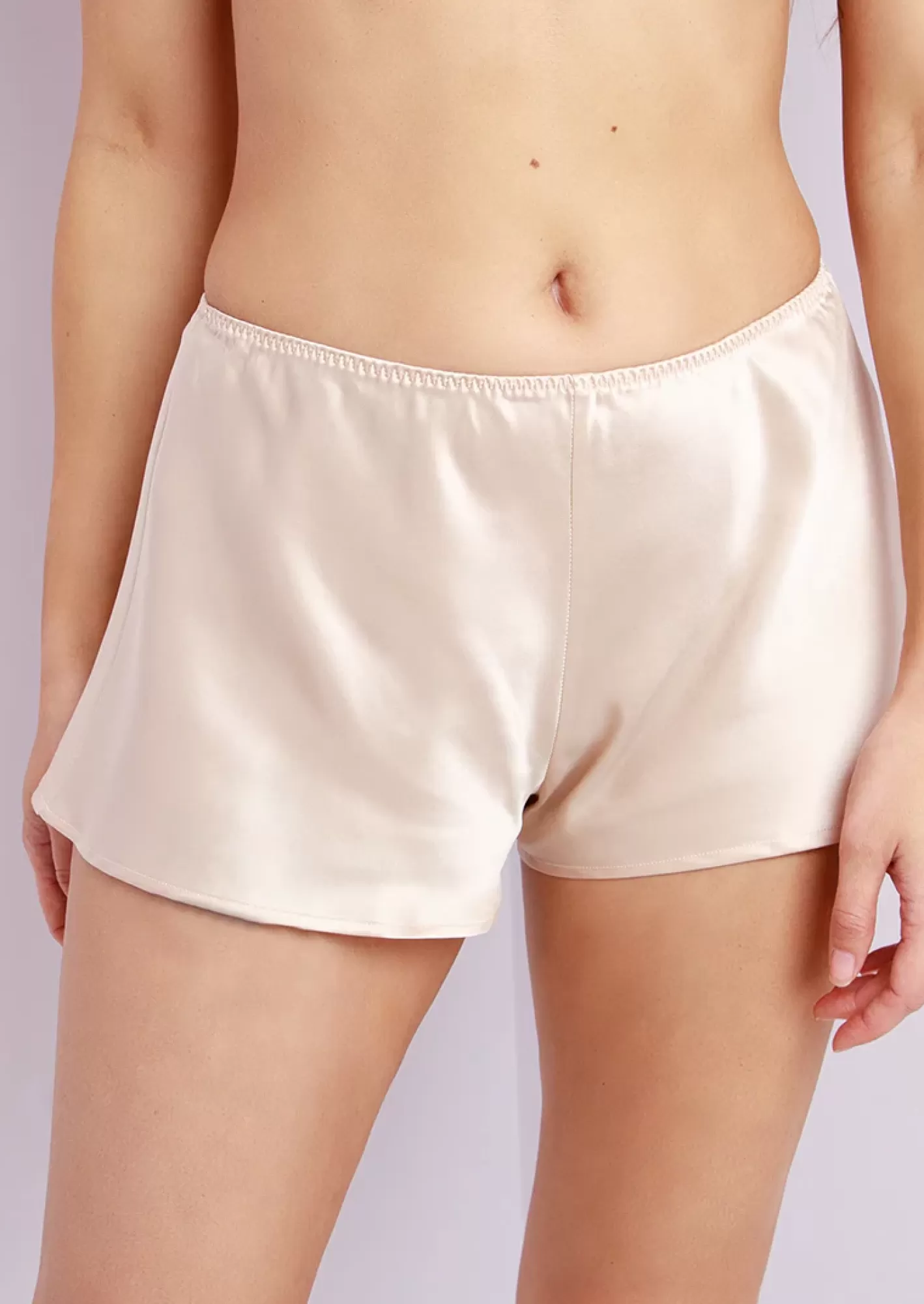 Women Marjolaine Shorts<Soie Unie Silk Short Sable