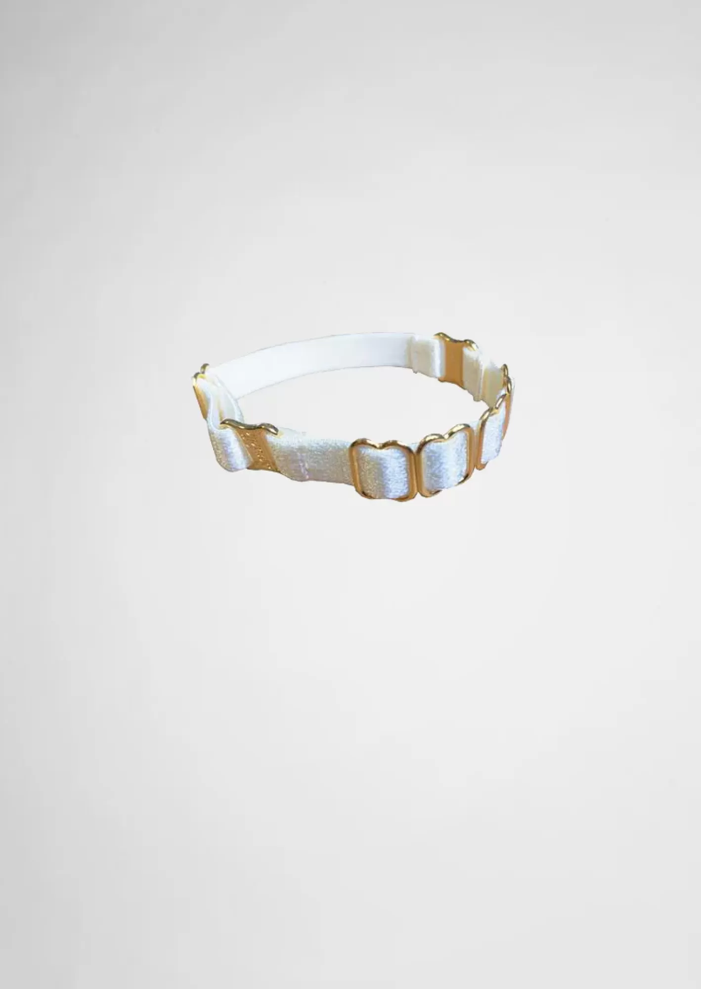 Women Bordelle Collars & Cuffs<Strap Cuff Ivory